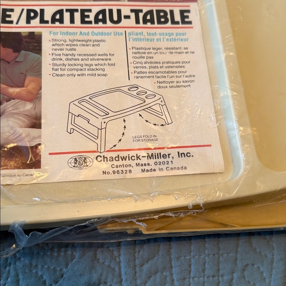 Vintage Chadwick-Miller Tray Table Made in Canada - Picture 2 of 6